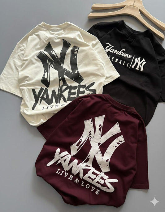 YANKEES Premium Drop Shoulder T-Shirt